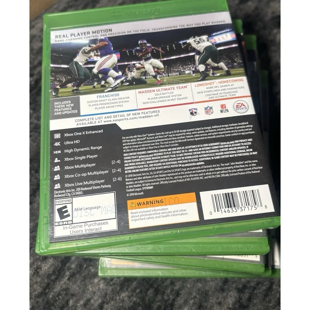 Xbox One Game Lot Madden NFL, NBA, Call of Duty, Battlefield, Titanfall Multipl…